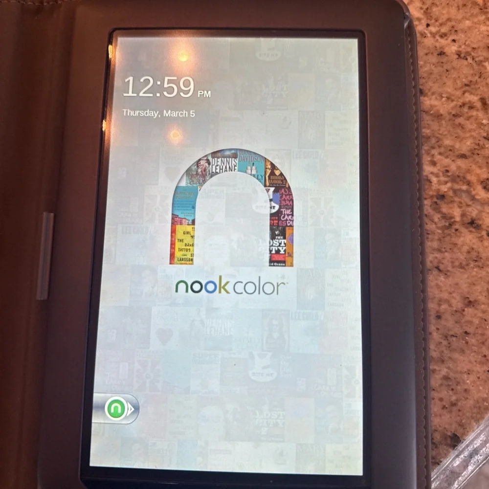 Nook Color eBook Reader - Gray and Black